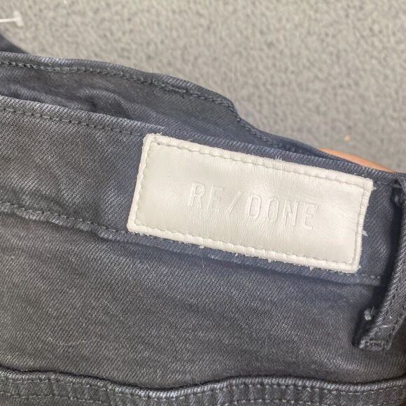 RE/DONE 70s Straight Black Stovepipe Sz 28 Style 193-3W7STRT - Picture 5 of 11